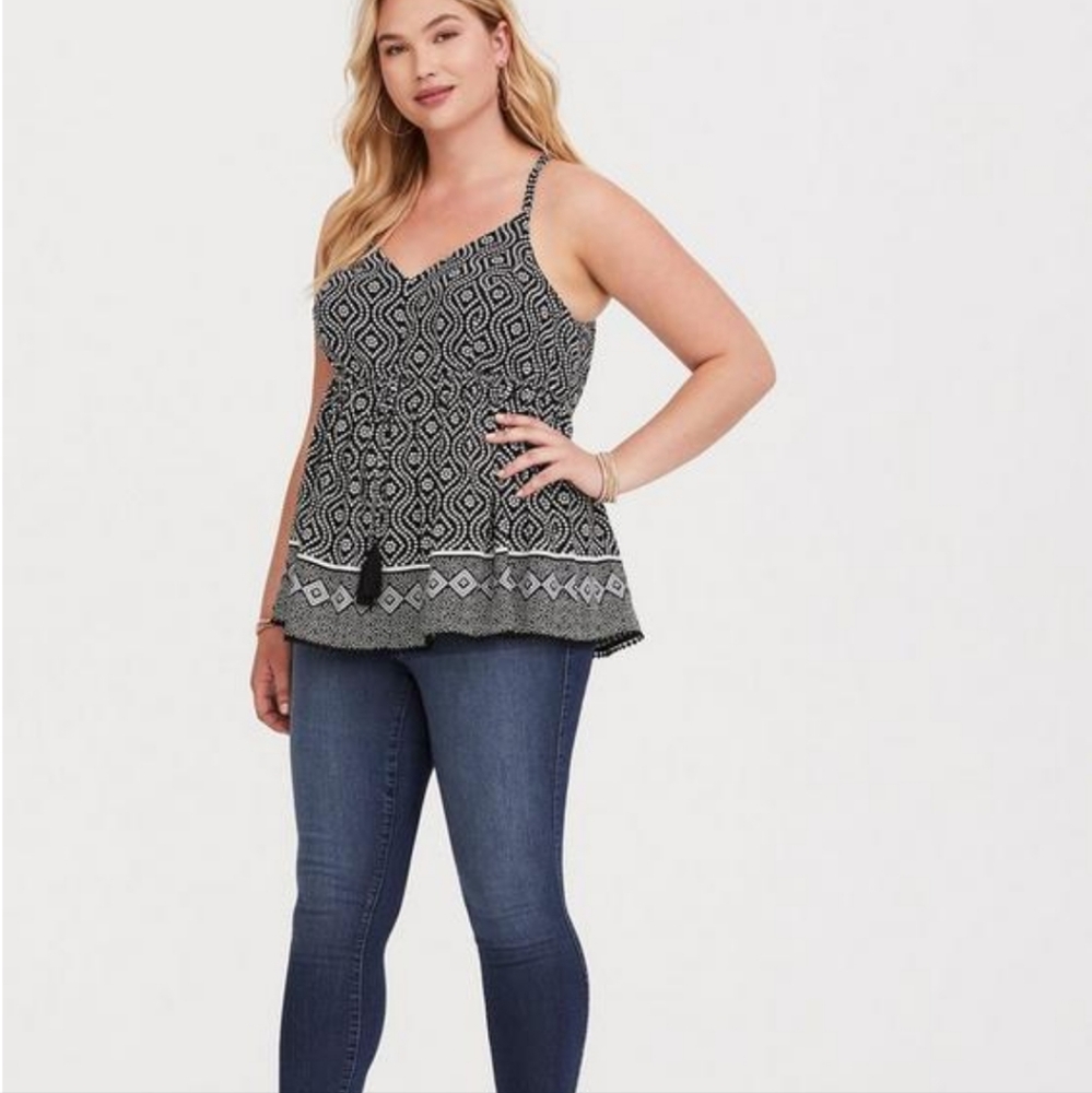 Challis Baby Doll Top